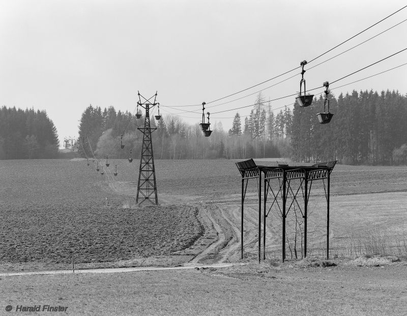 Zementwerk Krkonošské vápenky Kuncice: Materialseilbahn