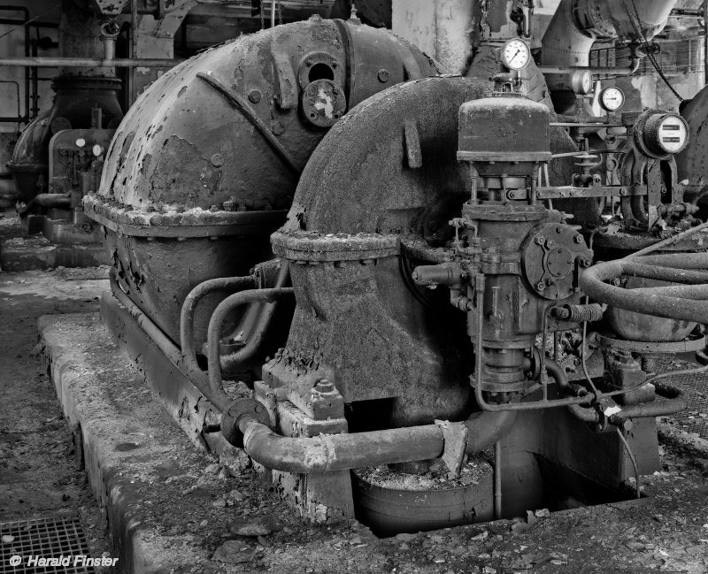 coking plant 'Hansa': suction fan house