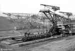 overburden conveyor bridge in opencast mine 'Reichwalde'