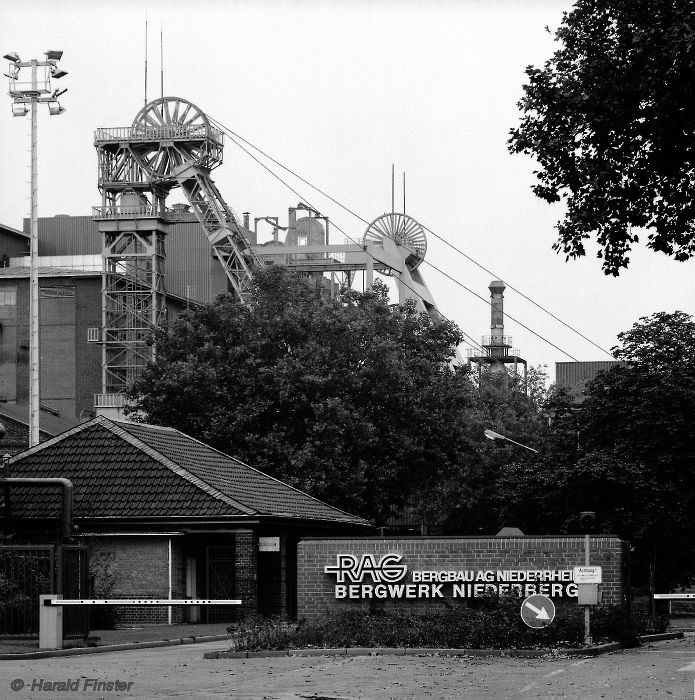 shafts Niederberg 1/2 of 'West' colliery