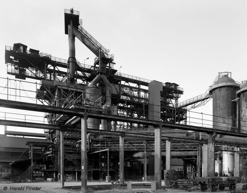 steel mill Maxhütte: blast furnace section