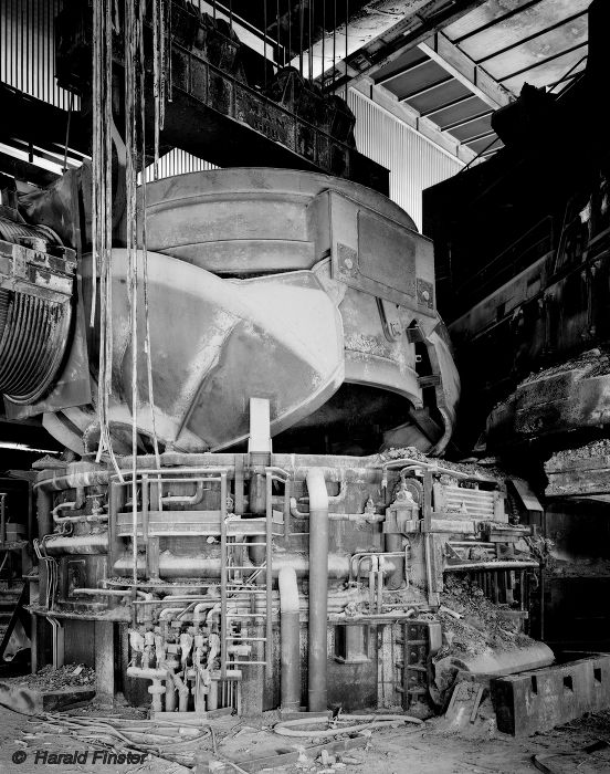 Thyssen Niederrhein steel works: electric arc furnace (EAF)